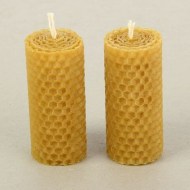 Свеча из вощины медовая 13 см