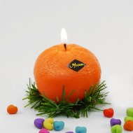 Декоративная свеча ''Новогодний мандарин''